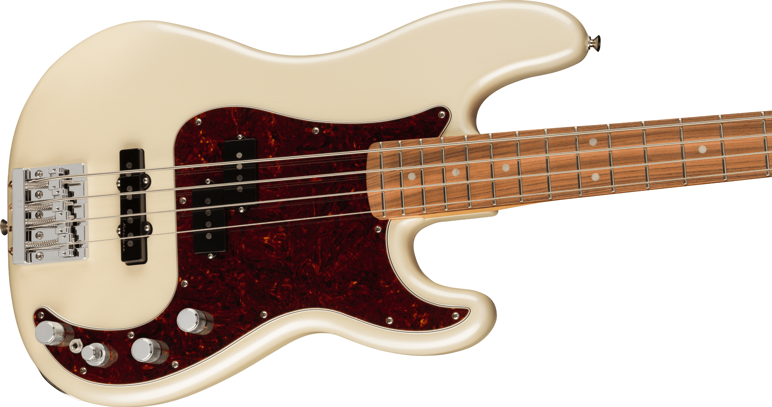 Fender Player Plus Precision Bass in Olympic Pearl - Andertons